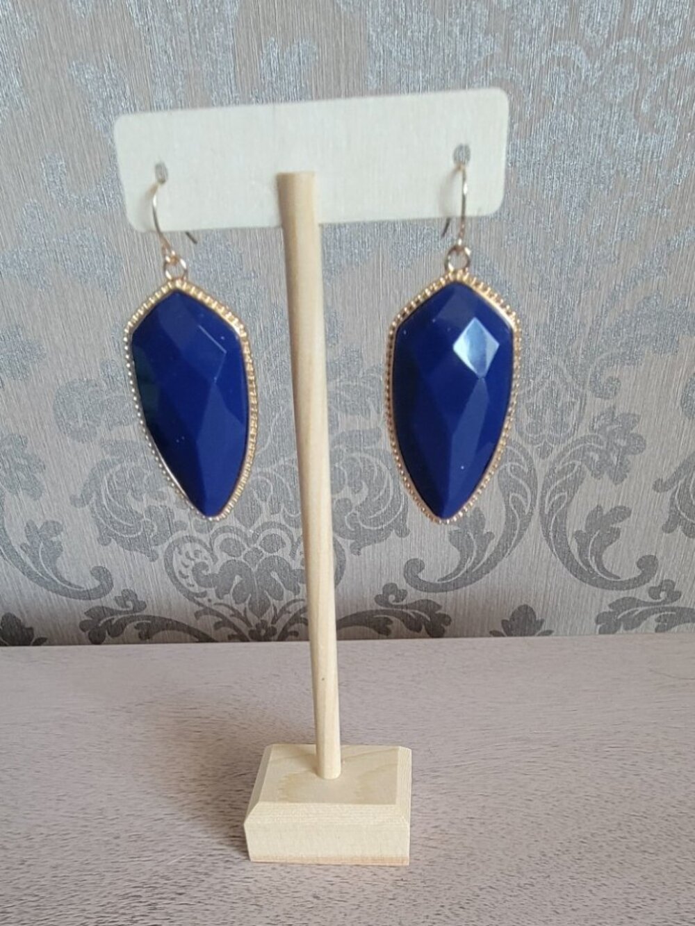 Miara Blue Petal Earrings